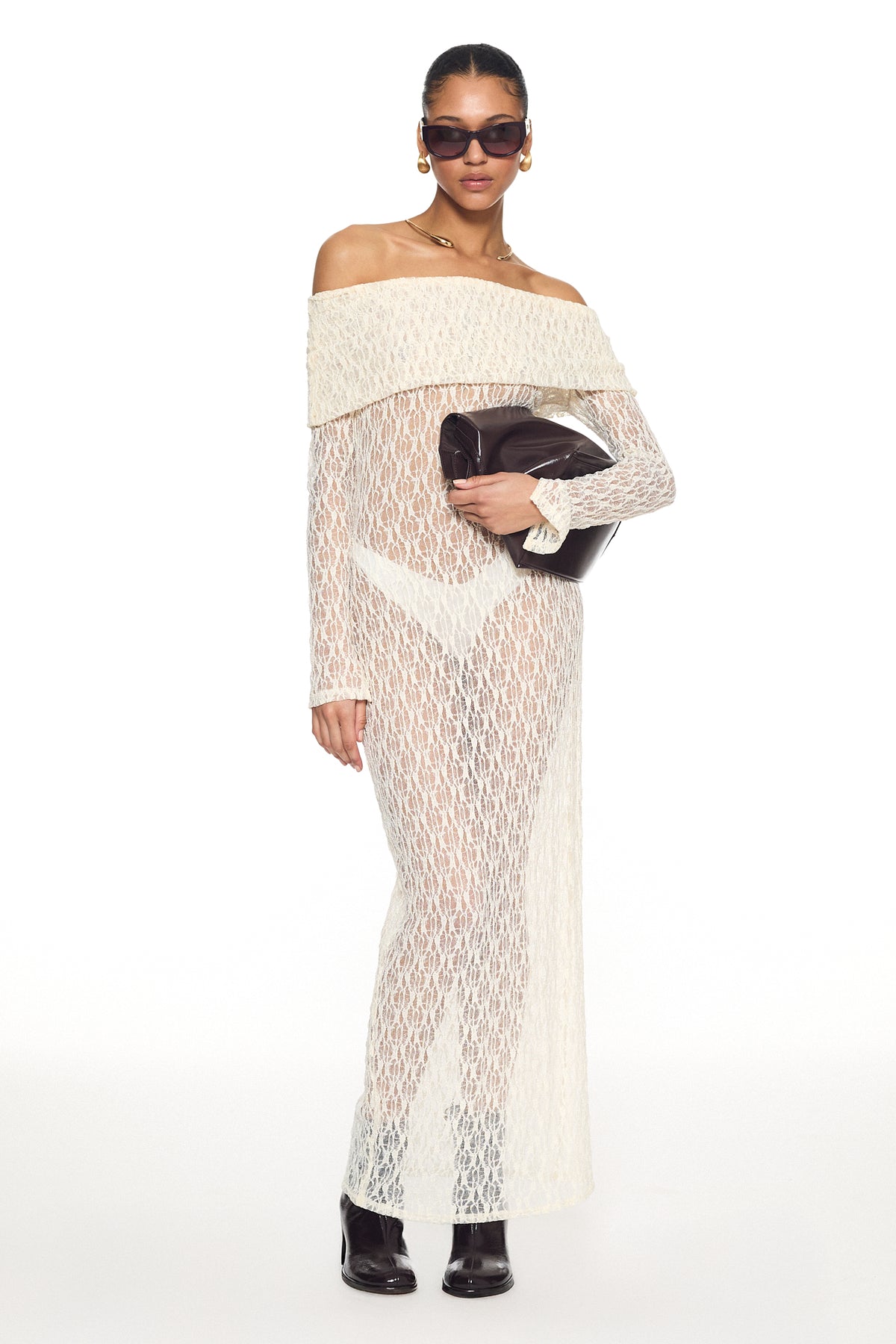 IVORY VEIL DRESS