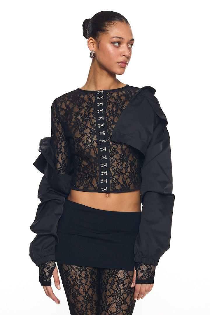 NOCTURNE LACE TOP