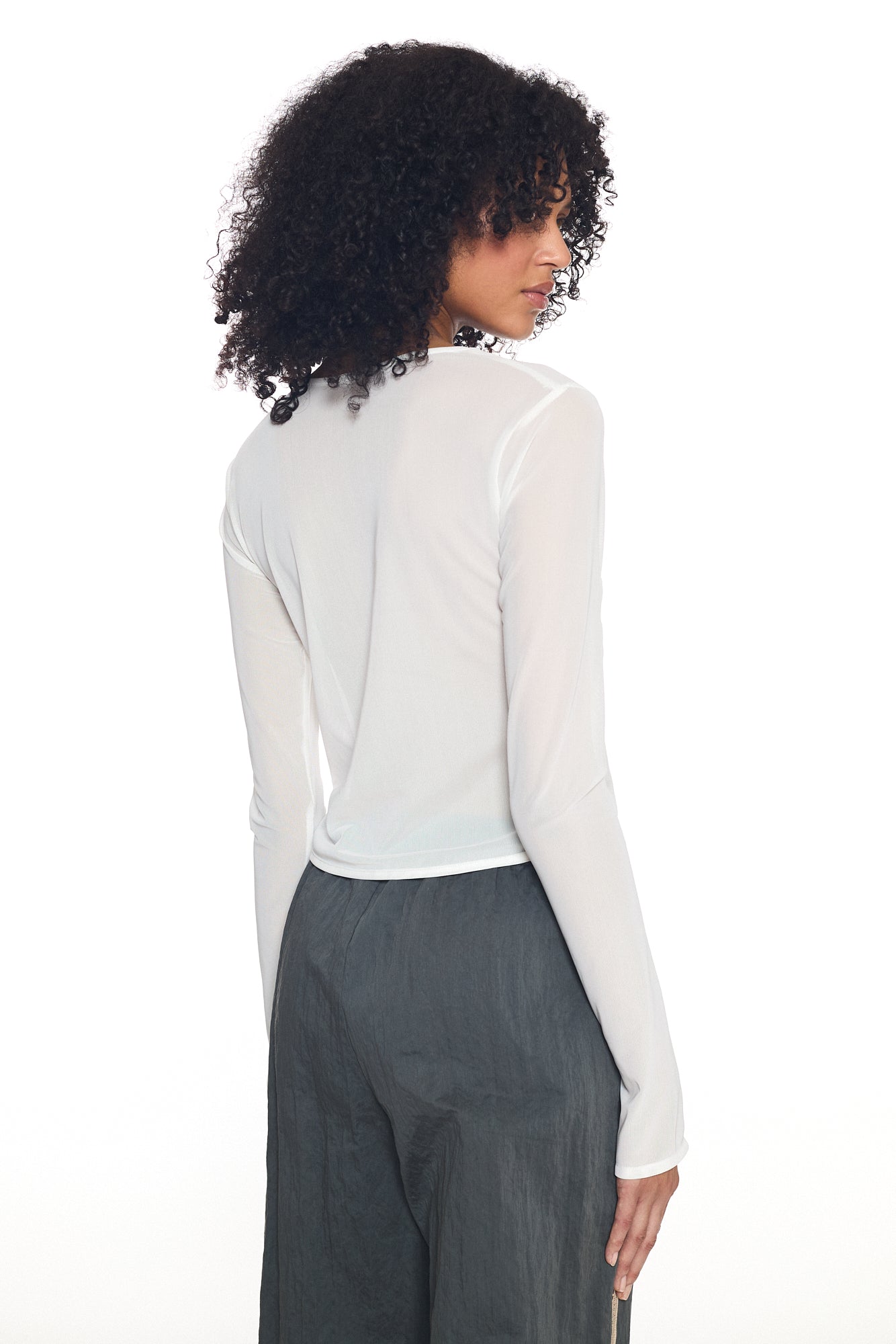 Veil Knot (White) Top