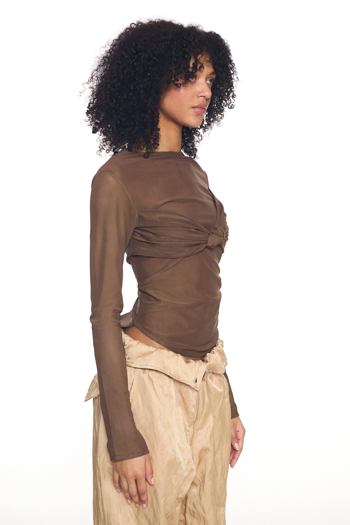 Veil Knot (Cocoa) Top