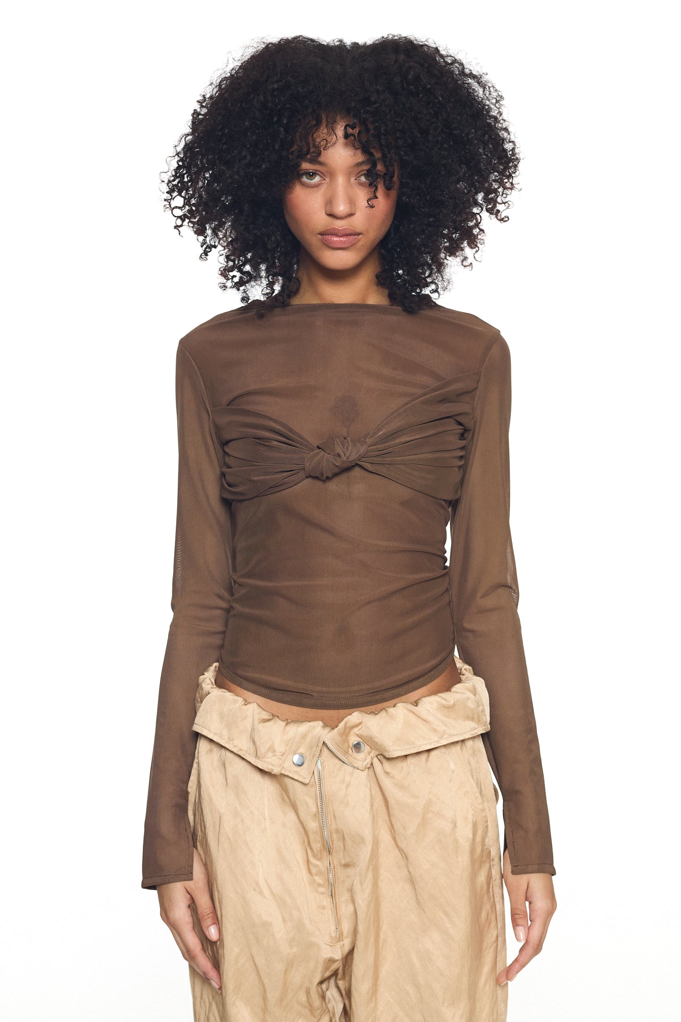 Veil Knot (Cocoa) Top