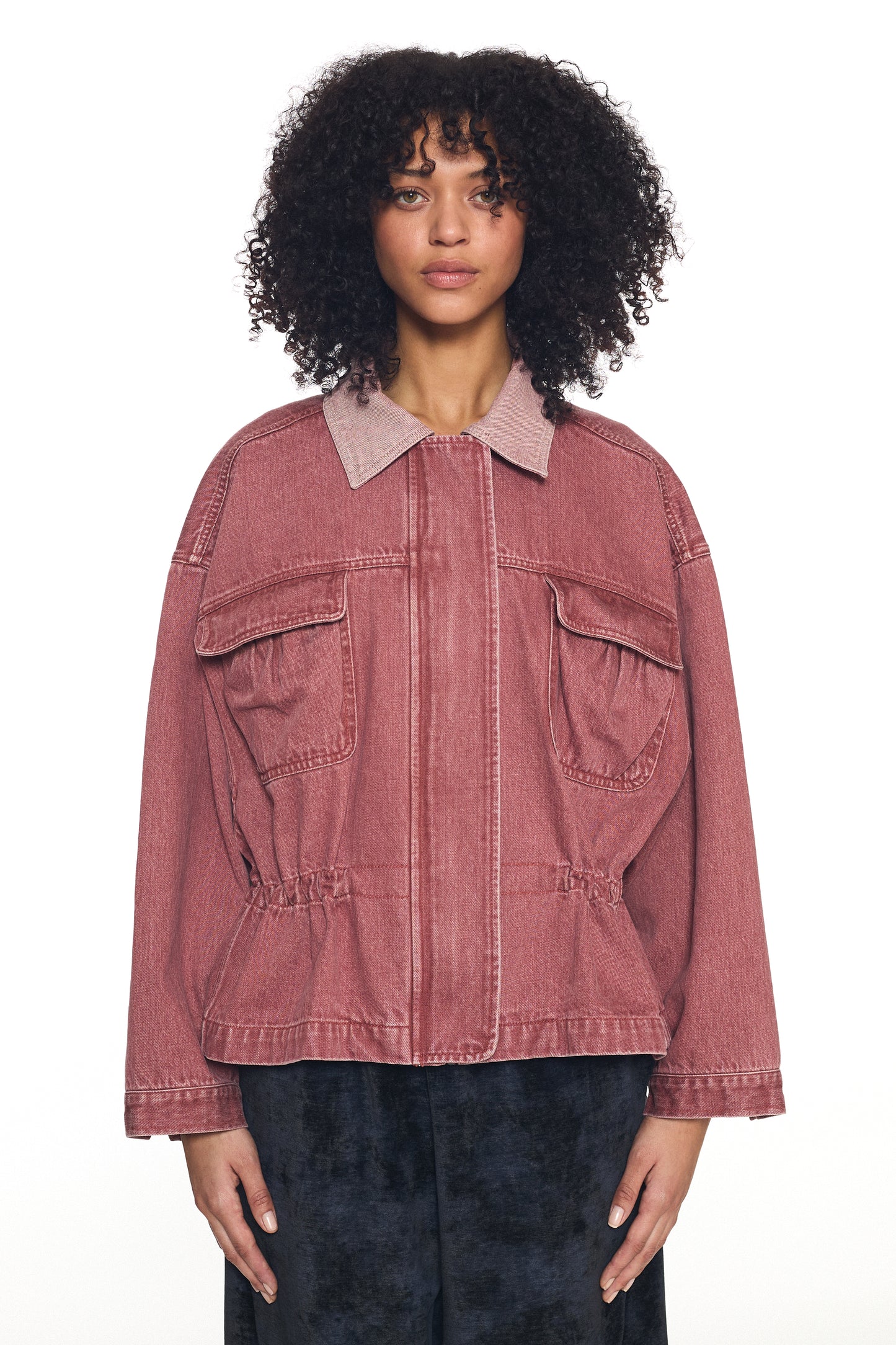 Rust Denim Jacket
