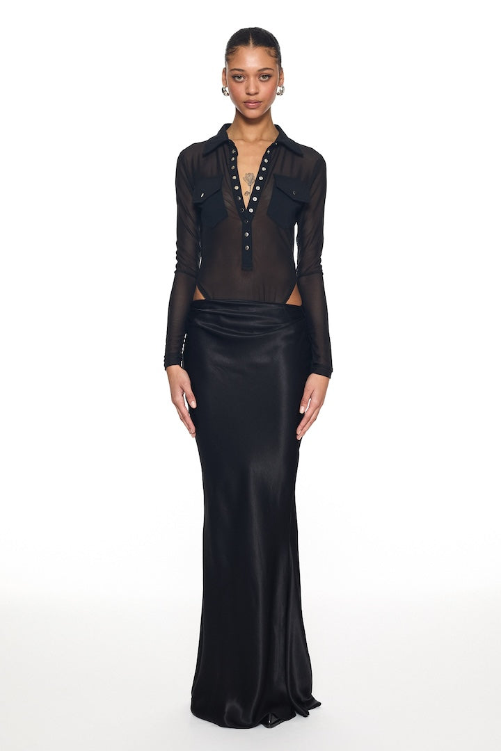 Sheer Noir bodysuit