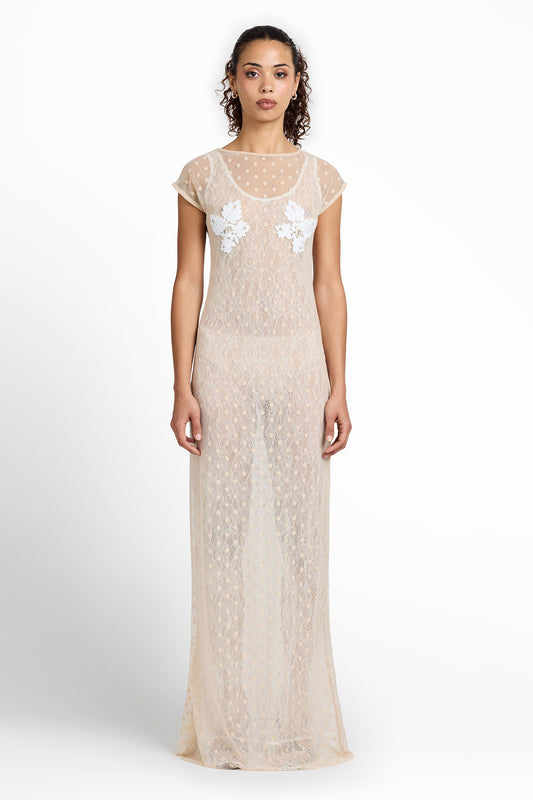 VEILED BLOOM DRESS