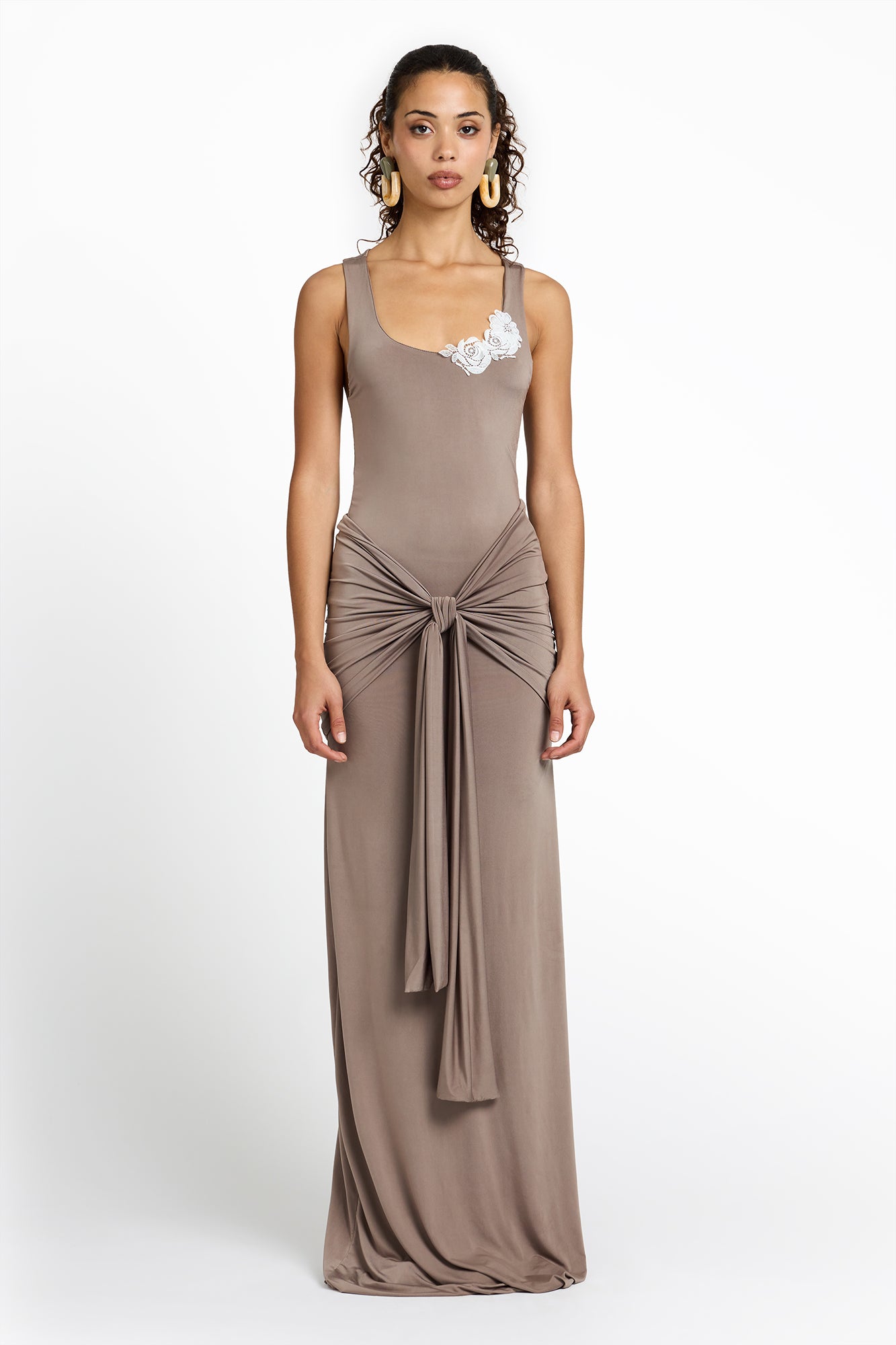 DRAPED BLOOM Dress
