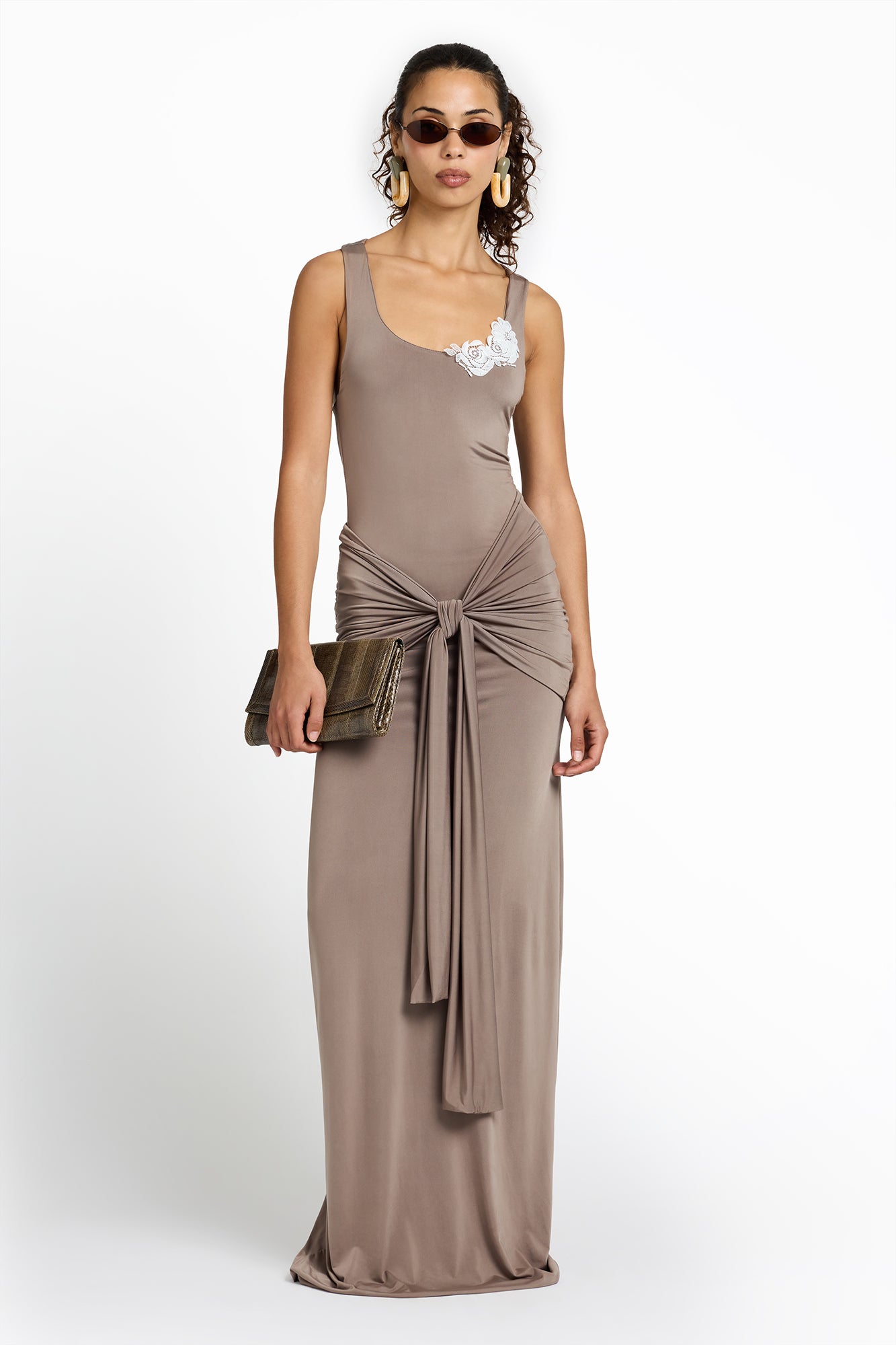 DRAPED BLOOM Dress