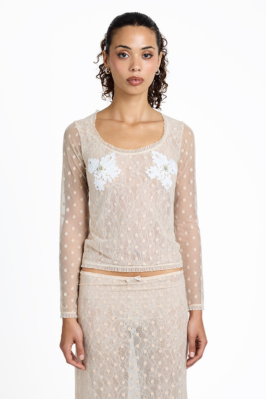 PETAL VEIL TOP